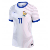 Camiseta Francia Ousmane Dembele #11 Segunda Equipación Replica Eurocopa 2024 para mujer mangas cortas
